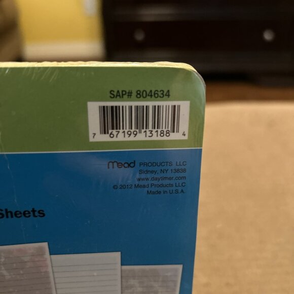 Day-Timer Coastlines Note Pads 2 Pads Of 24 Sheets #13188 Fits 3 & 7 Ring Size 4 - Picture 3 of 8